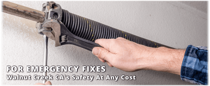 Broken Garage Door Spring Walnut Creek CA